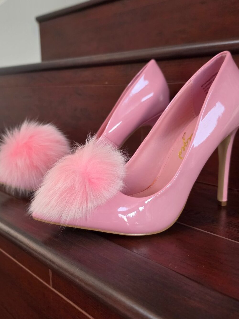 Pink Pom Stilettos
